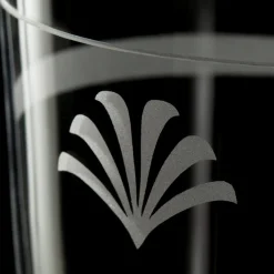 Set di 3 bicchieri di cristallo Ventagli