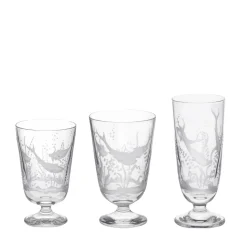 Set di 3 bicchieri di cristallo Ejermann