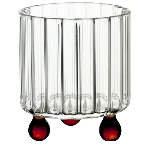 Set di 2 bicchieri Lowball High Spirits Ambra Rossa