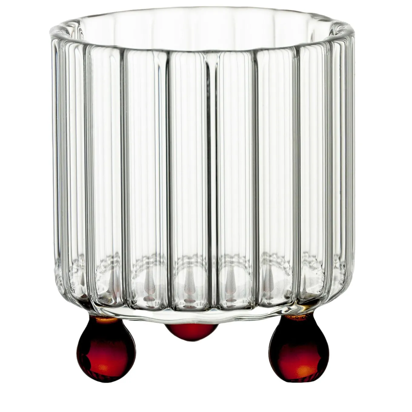 Set di 2 bicchieri Lowball High Spirits Ambra Rossa