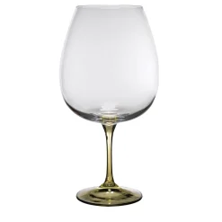 Set di 2 calici da vino bianco decorati a mano Taste