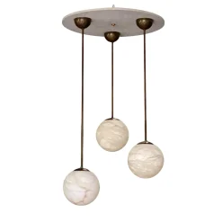 Set di 3 ciondoli "Maxi Luna di Alabastro
