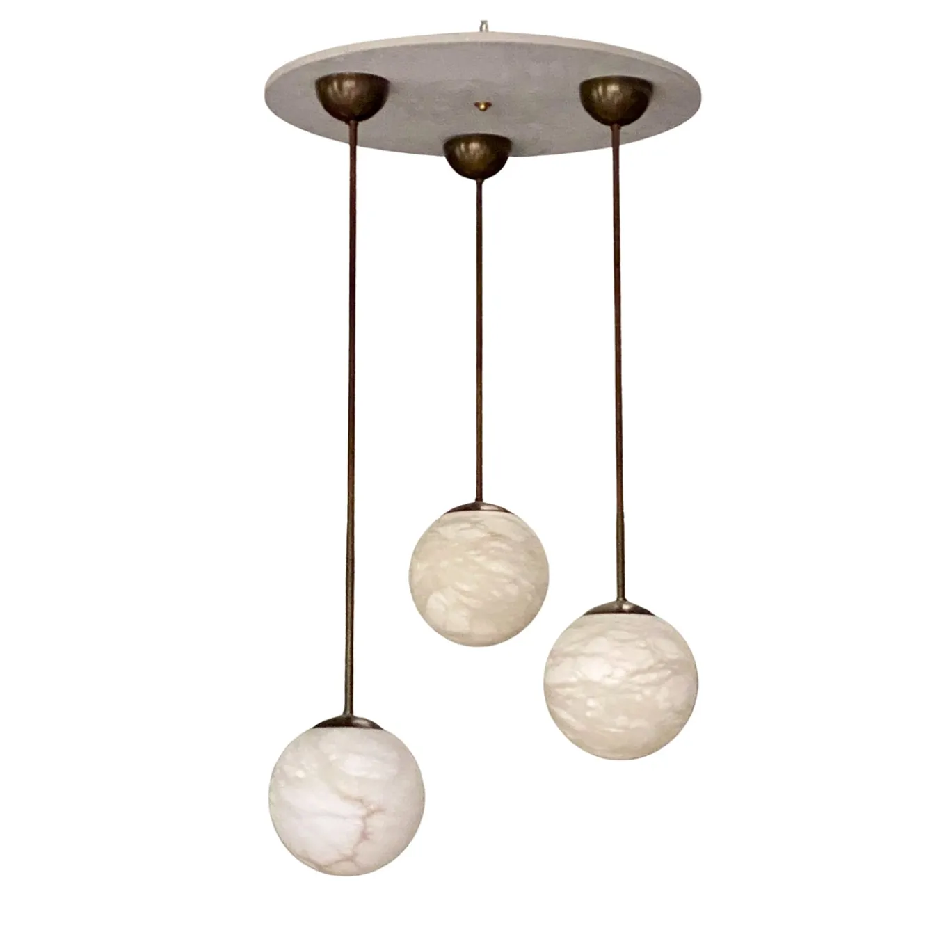 Set di 3 ciondoli "Maxi Luna di Alabastro