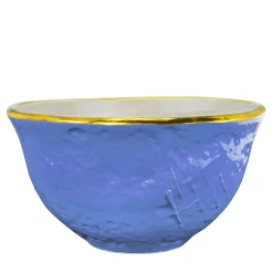 Set di 6 ciotole blu Preta Oro 14 cm