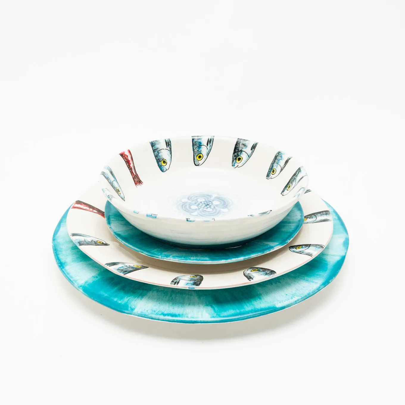 Set di 2 ciotole Controcorrente in ceramica