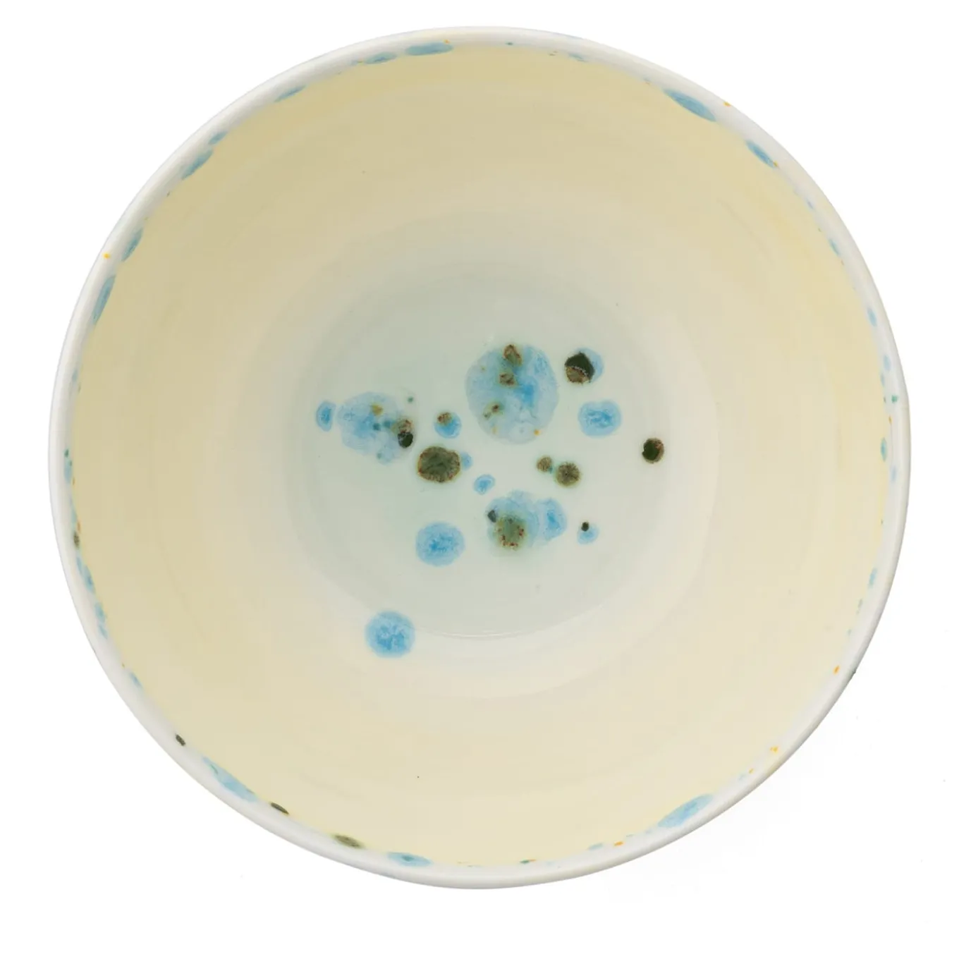 Set di 4 ciotole di frutta gialle Murrine