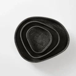 Set di 3 ciotole Egadi Black di Fabio Fazio