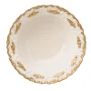 Set di 2 ciotole Lucia in bianco e oro