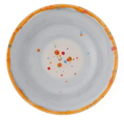 Set di 2 Ciotole Medie per Insalata Murrine Grigie