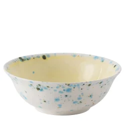 Set di 4 ciotole per insalata piccole Murrine gialle