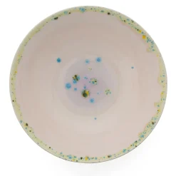 Set di 4 ciotole per insalata piccole Murrine gialle