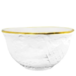 Set di 6 ciotole Preta Oro Latte e Oro 14cm