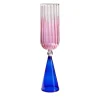 Set di 2 flute CALYPSO BLU-ROSSO
