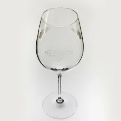 Set di 6 flute trasparenti incisi Monaco #1