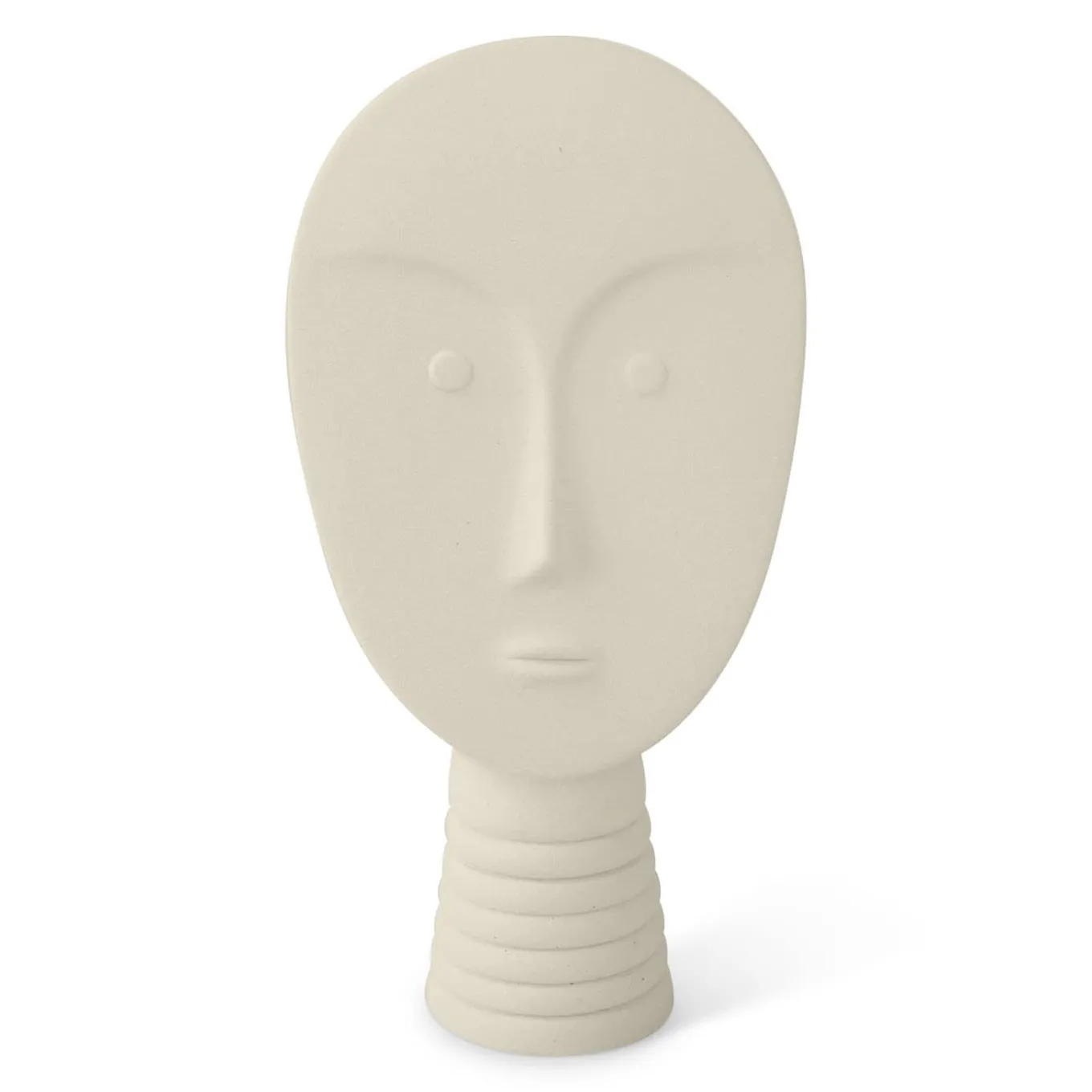 Set di 4 maschere decorative bianche e grigie