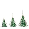 Set di 3 ornamenti per albero di Natale verdi di Marcolin