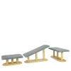 Set di 3 panche Segni A2 in edizione limitata di Lanzavecchia e Wai