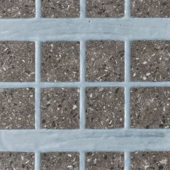 Set di 44 piastrelle blu e grigie Alfabeto di Margherita Rui