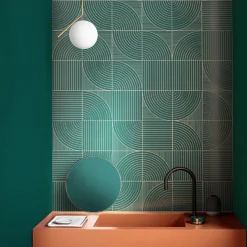 Set di 25 piastrelle Solchi Angolo R