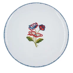 Set di 4 piatti da cena in ceramica Gioia Blu