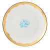 Set di 2 piatti da dessert bianchi con bordo a goccia Celestial
