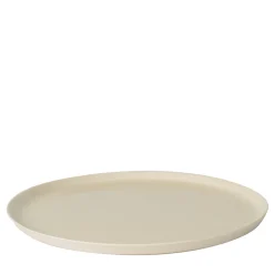 Set di 4 piatti da dessert in ceramica bianca