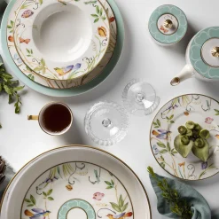 Set di 2 piatti da dessert Jolie in porcellana