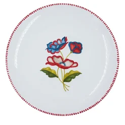 Set di 4 piatti da pane in ceramica rossa Gioia