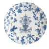 Set di 2 piatti da pane in porcellana con piccolo vaso blu #5