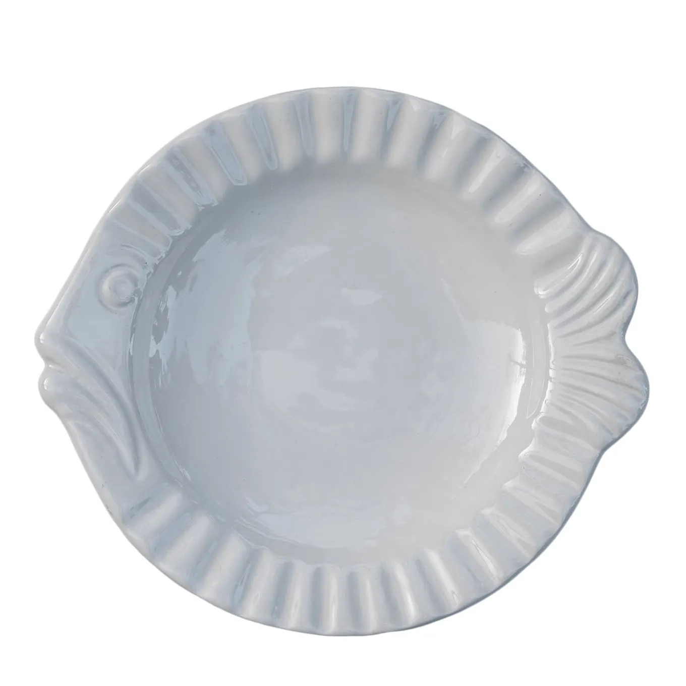 Set di 2 piatti da portata in ceramica bianca Pampelonne