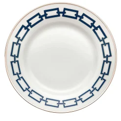 Set di 6 piatti da portata Catene Zaffiro di Gio Ponti