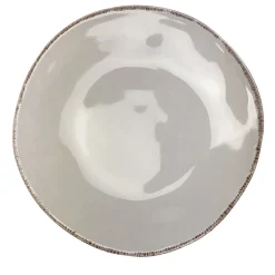 Set di 6 piatti da portata rotondi grigio chiaro di Materia