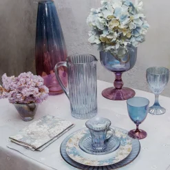 Set di 2 piatti da portata blu Prestige