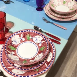 Set di 6 piatti da portata tondi Poseidon 38 cm