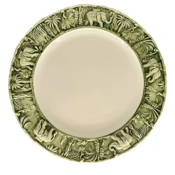Set di 2 piatti da portata verdi La Menagerie Ottomane