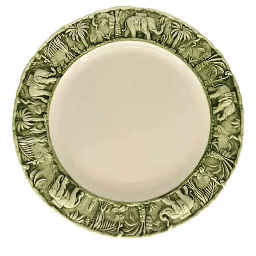 Set di 2 piatti da portata verdi La Menagerie Ottomane