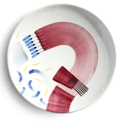 Set di 2 piatti da pranzo e da zuppa con fenicottero