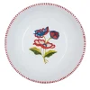 Set di 4 piatti da zuppa in ceramica rossa Gioia