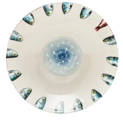 Set di 2 piatti fondi Controcorrente in ceramica #2