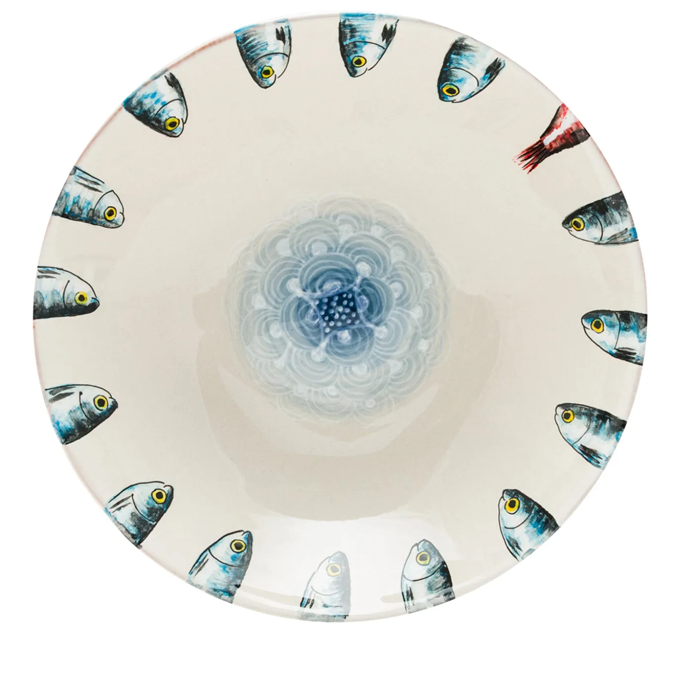 Set di 2 piatti fondi Controcorrente in ceramica #2