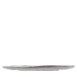 Set di 4 piatti in ceramica Pavone