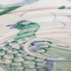 Set di 4 piatti in ceramica Pavone