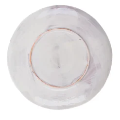 Set di 4 piatti in ceramica Pavone