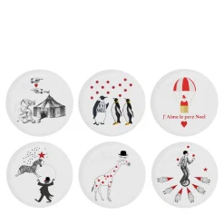 Set di 6 piatti Le Cirque De Noel