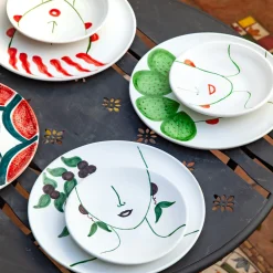 Set di 3 piatti Oliva
