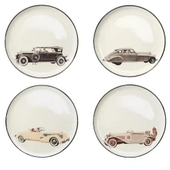 Set di 4 Piatti Piani Auto d�Epoca #2
