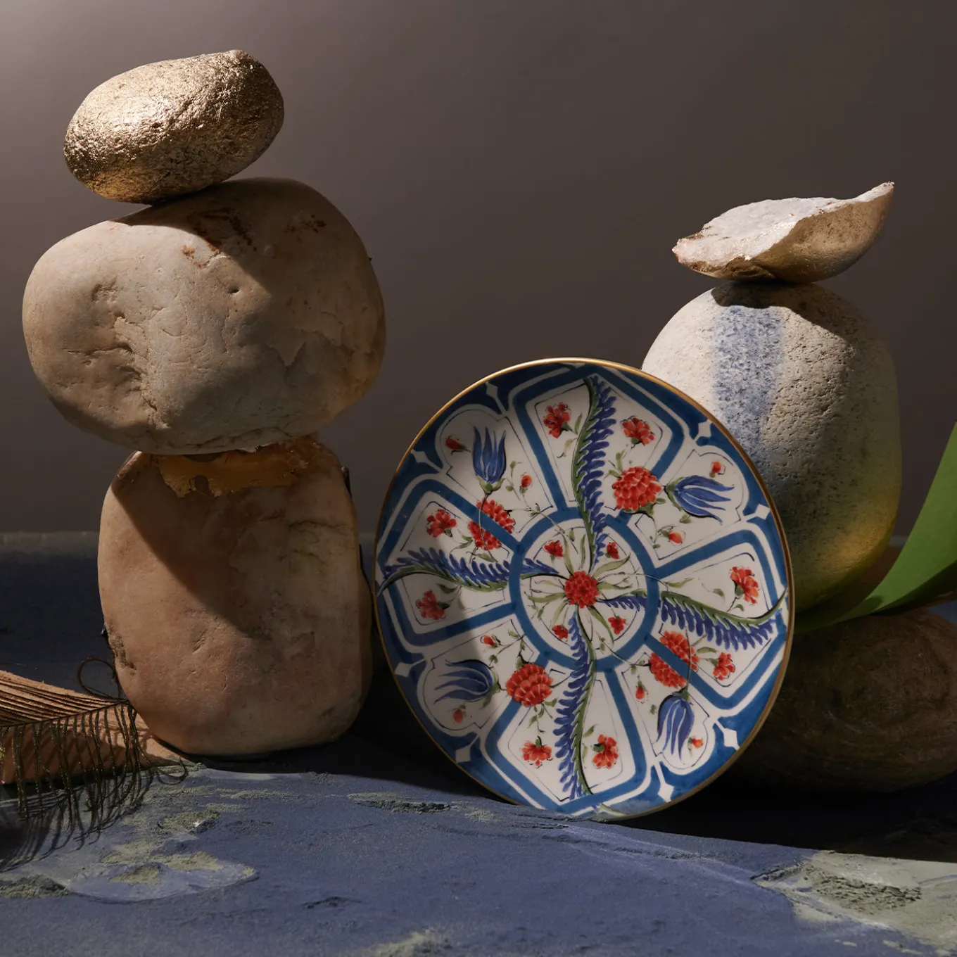 Set di 4 Piatti Piani Izmir
