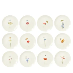 Set di 12 Piattini da Dessert Bloom
