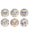 Set di 6 Piattini da Dessert Vedute Italiane