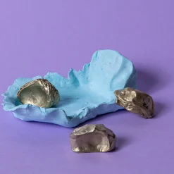 Set di 4 pomelli per porte in ottone Impronta #1 di Nicole Valenti